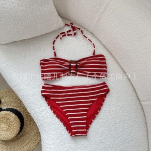 Womens Beachwear | Bonnie seersucker bikini Beachwear Beachwear