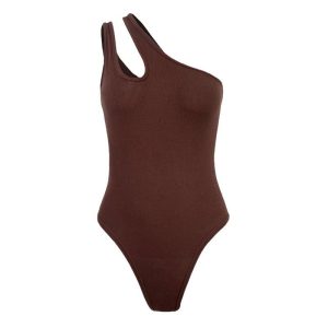 Womens Beachwear | Celine cut-out seersucker swimsuit Beachwear Beachwear