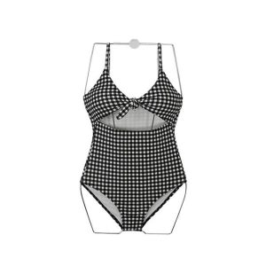 Womens Beachwear | Cindy checked swimsuit Beachwear Beachwear