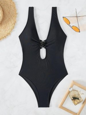 Womens Beachwear | Hera tie-front swimsuit Beachwear Beachwear