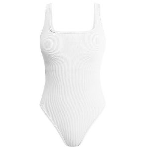 Womens Beachwear | Nancy seersucker swimsuit Beachwear Beachwear