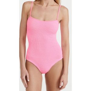 Womens Beachwear | Pamela seersucker swimsuit Beachwear Beachwear