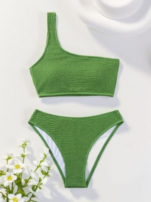 Womens Beachwear | Xandra seersucker bikini Beachwear Beachwear