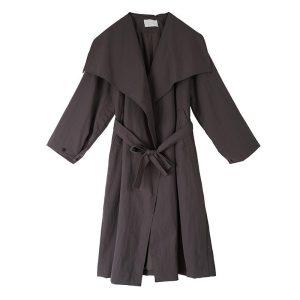 Womens Coats | Belted twill coat Coats Coats