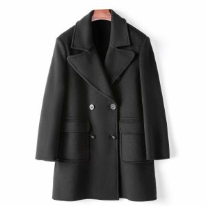 Womens Coats | Belted wool-blend jacket Coats Coats