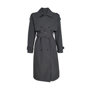 Womens Coats | Double-breasted cotton trench coat Coats Coats