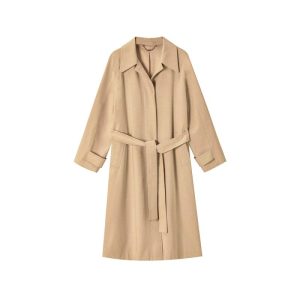 Womens Coats | Long gabardine car coat Coats Coats