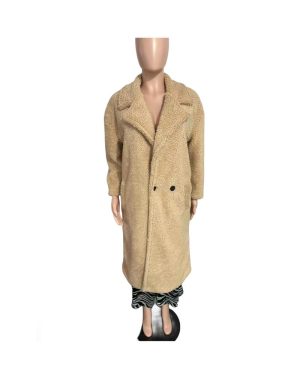 Womens Coats | Mid length shearling overcoat… Coats Coats