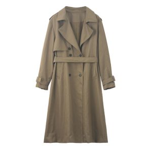 Womens Coats | Oversized cotton-twill trench coat Coats Coats