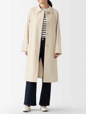 Womens Coats | Reversible long gabardine car coat Coats Coats