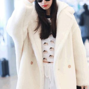 Womens Coats | Short teddy bear icon coat in alpaca and wool Coats Coats