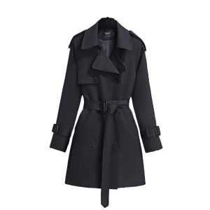 Womens Coats | Short wool cashmere wimbledon trench coat Coats Coats