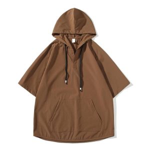 Womens Coats | Water-repellent fabric cape Coats Coats