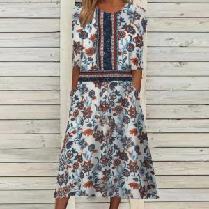 Womens Dresses | Foulard floral-print cotton mini dress Dresses Dresses