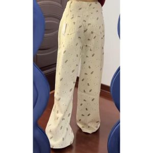 Womens Jeans | Printed wide-leg jeans Jeans Jeans