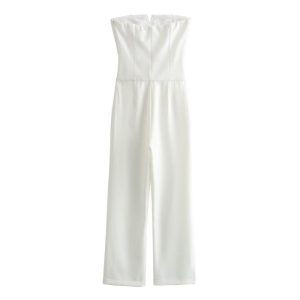 Womens Jumpsuits & Playsuits | Sienna wide-leg satin jumpsuit Jumpsuits & Playsuits Jumpsuits & Playsuits