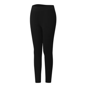 Womens Trousers | Black stretch-neoprene leggings Trousers Trousers