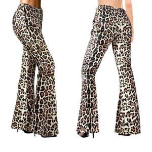 Womens Trousers | Brooklyn leopard-print flared jersey trousers Trousers Trousers