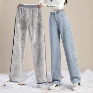 Womens Trousers | Caisa logo velour sweatpants Trousers Trousers