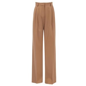 Womens Trousers | Cathy straight-leg cotton-blend trousers Trousers Trousers