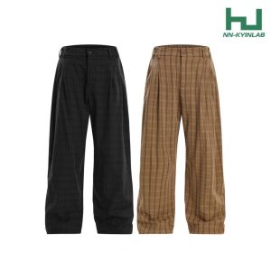 Womens Trousers | Checked stretch-wool trousers Trousers Trousers