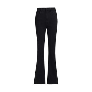 Womens Trousers | Cindy black straight-leg jeans Trousers Trousers