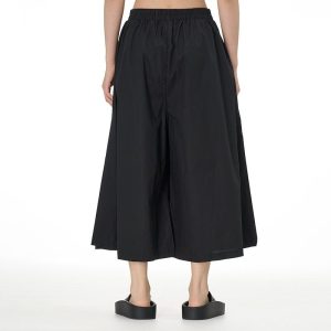 Womens Trousers | Cropped wide-leg cotton-blend trousers Trousers Trousers