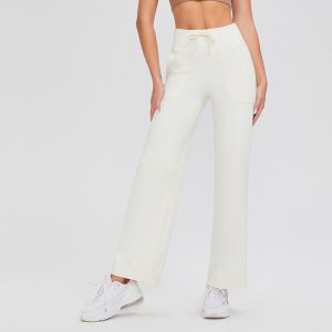 Womens Trousers | Del Ray logo velour sweatpants Trousers Trousers