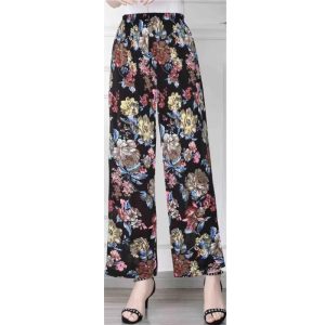 Womens Trousers | Floral brocade wide-leg trousers Trousers Trousers