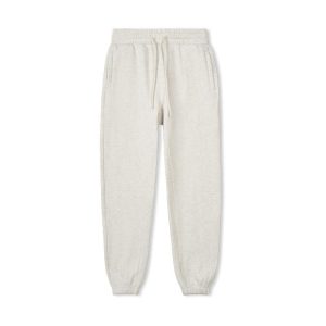 Womens Trousers | Grey mélange cotton sweatpants Trousers Trousers