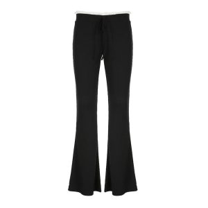 Womens Trousers | Heritage logo velour sweatpants Trousers Trousers