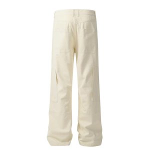 Womens Trousers | Jilda straight-leg cotton-canvas trousers Trousers Trousers