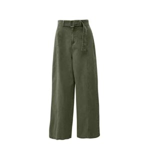 Womens Trousers | Kyra wide-leg satin trousers Trousers Trousers