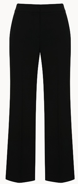 Womens Trousers | Lady black straight-leg trousers Trousers Trousers