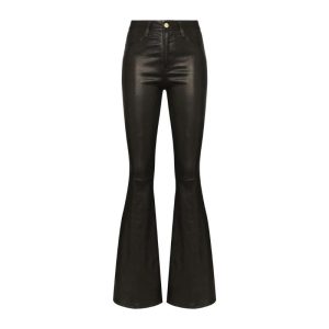 Womens Trousers | Le Crop Mini Boot leather jeans Trousers Trousers