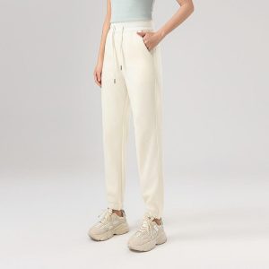 Womens Trousers | Logo cotton sweatpants Trousers Trousers