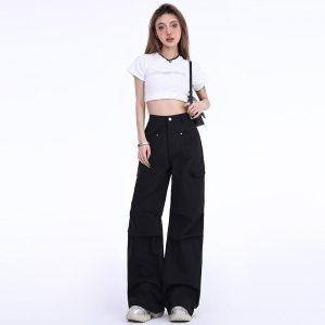 Womens Trousers | Lurk twill cargo trousers Trousers Trousers