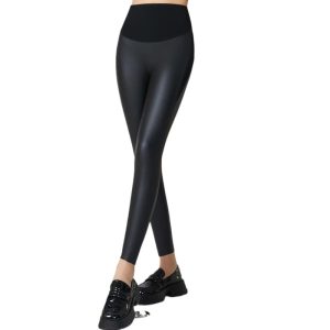 Womens Trousers | Mama faux leather maternity leggings Trousers Trousers