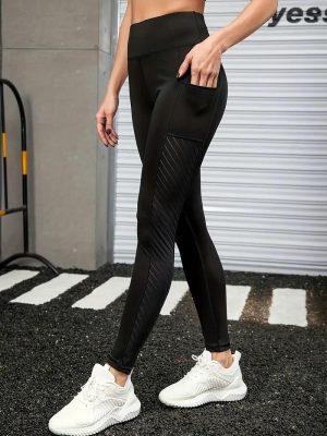 Womens Trousers | Moto black faux stretch-leather leggings Trousers Trousers