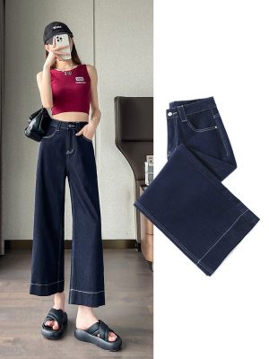 Womens Trousers | Sailor cropped cotton trousers Trousers Trousers