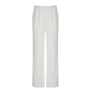 Womens Trousers | Straight-leg seersucker trousers Trousers Trousers