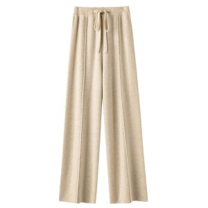 Womens Trousers | Straight-leg wool-blend trousers Trousers Trousers