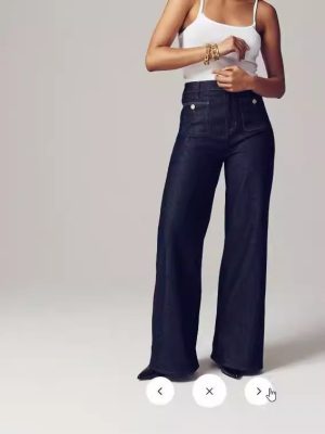 Womens Trousers | The 70s cropped cotton trousers Trousers Trousers