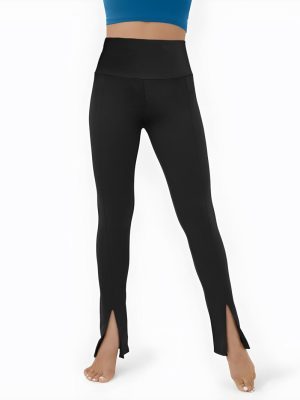 Womens Trousers | VB Body split-hem stretch-knit leggings Trousers Trousers