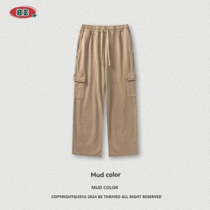 Womens Trousers | Washed silk cargo trousers Trousers Trousers