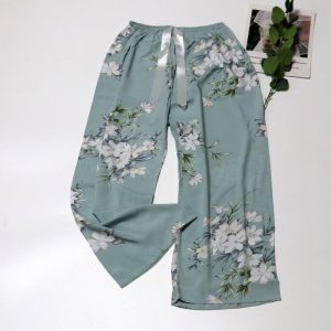 Womens Trousers | Waverly floral-print silk trousers Trousers Trousers