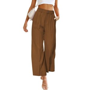 Womens Trousers | Wide-leg stretch-silk trousers Trousers Trousers