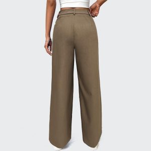 Womens Trousers | Wide-leg wool-blend trousers Trousers Trousers