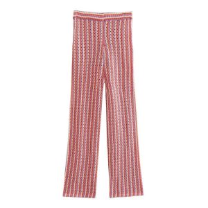 Womens Trousers | Zigzag sequin-embellished cotton-blend trousers Trousers Trousers